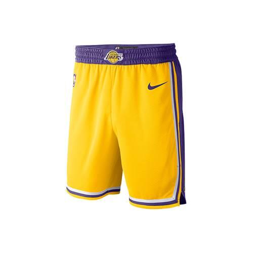 Nike - Pantalon Basketball Hommes Nike Nba Los Angeles Lakers Swingman - Short - Jaune - 52 2xl - Decathlon