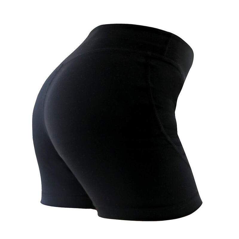 AS-001 Pantaloni scurți pentru alergare și fitness, Negru