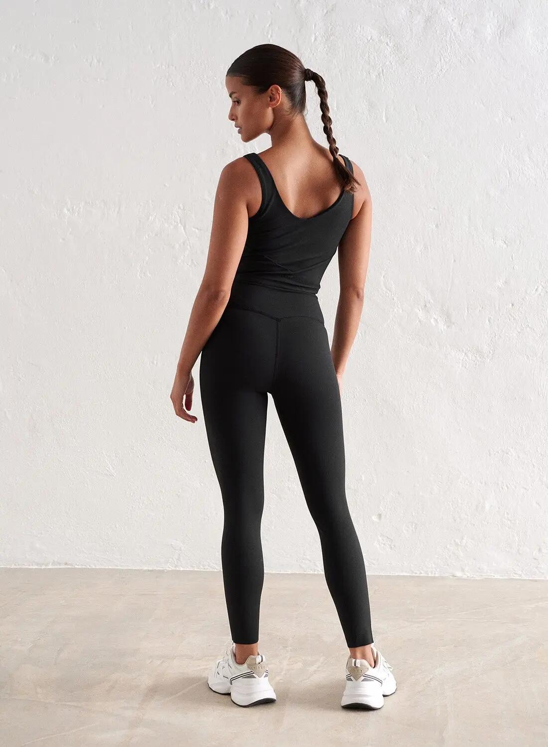 Dames Sportlegging Hoge Taille Squat Proof Petite Sense Zwart 6/7
