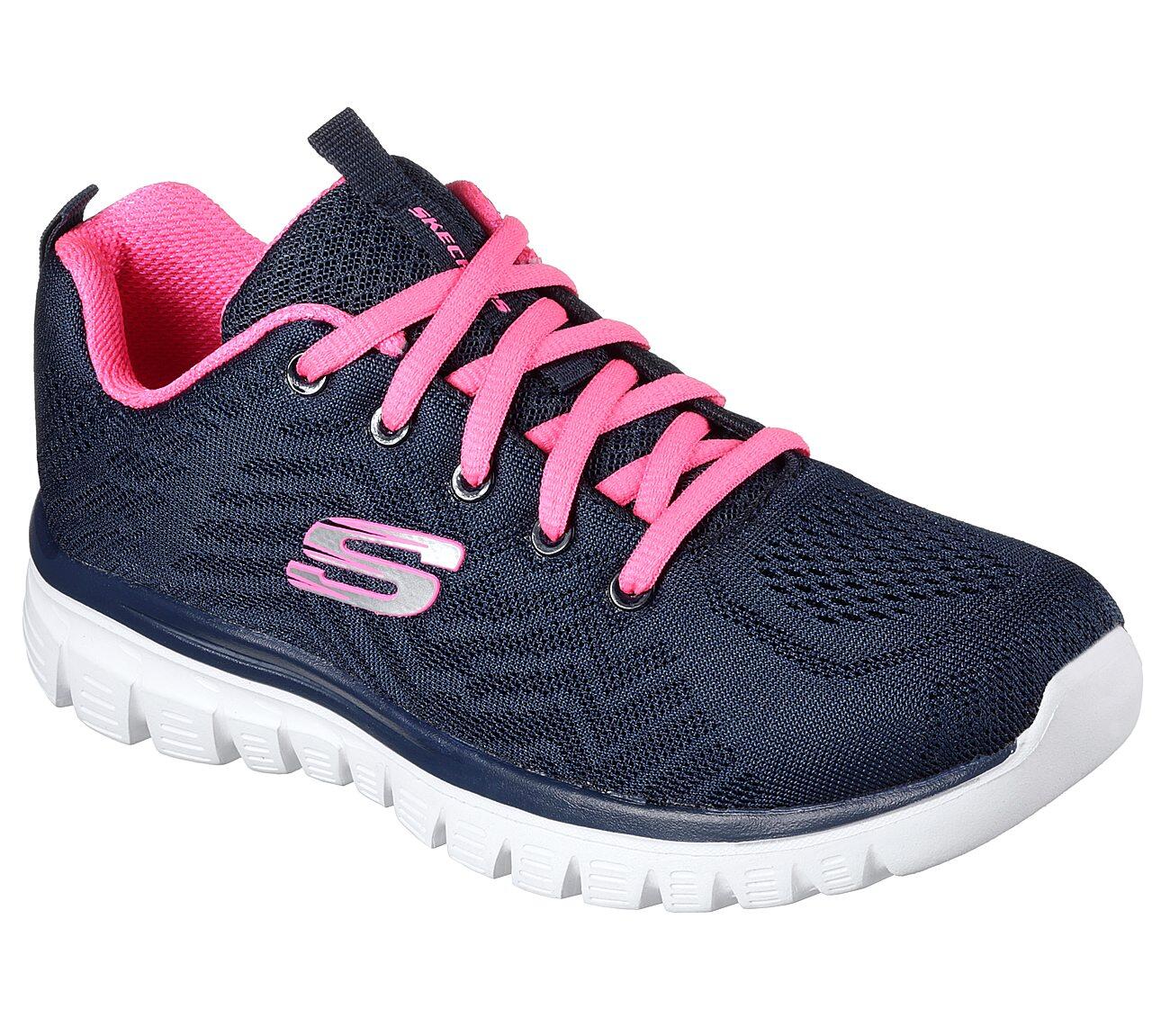 Pantofi sport femei Skechers Get Connected, Albastru