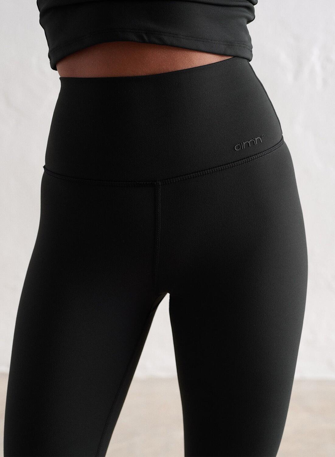 Mujer Leggings Petite Transpirables A Prueba de Sentadillas Negro 5/7