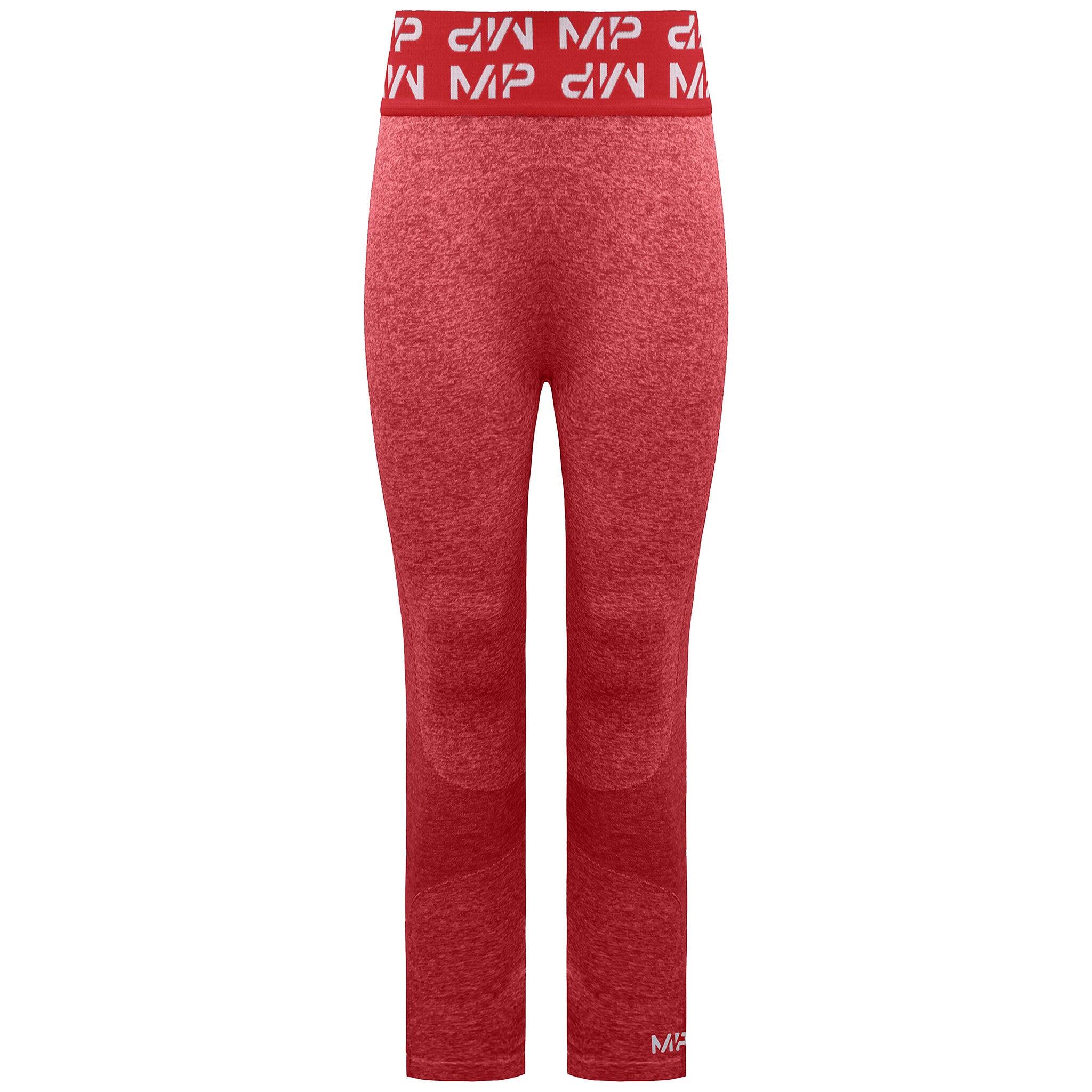 MYPROTEIN MyProtein Curve Womens Red Leggings