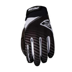 Gants RACE KIDS - BLACK/WHITE (noir/blanc) - L/05