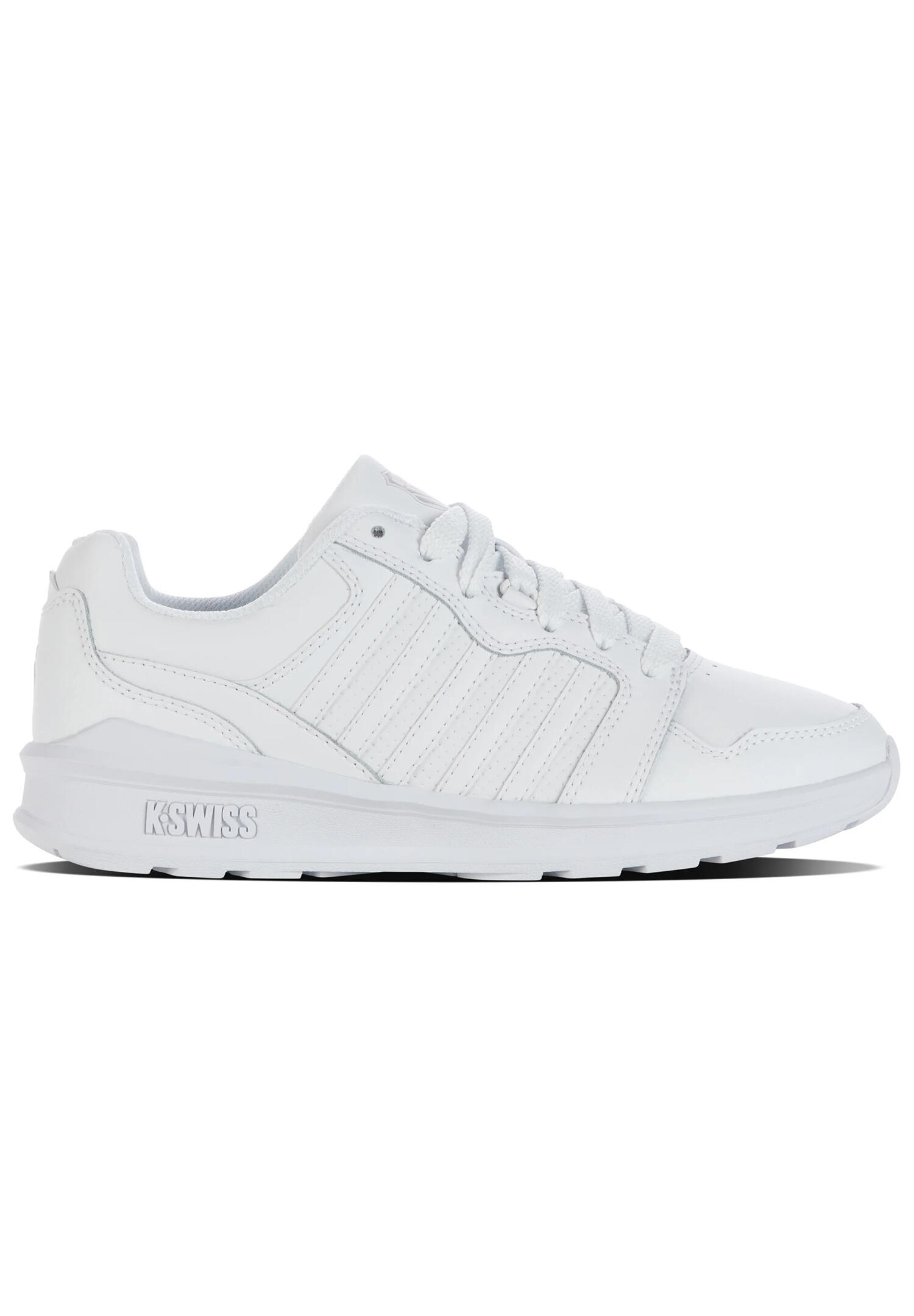 K‑SWISS Rival Trainer dames sneakers, witte low‑profile vrijetijdsschoenen 2/6