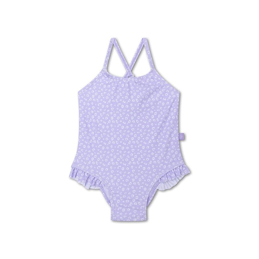 Swim Essentials | Costume Panterato intero bambina anti-UV Lilla 1/4