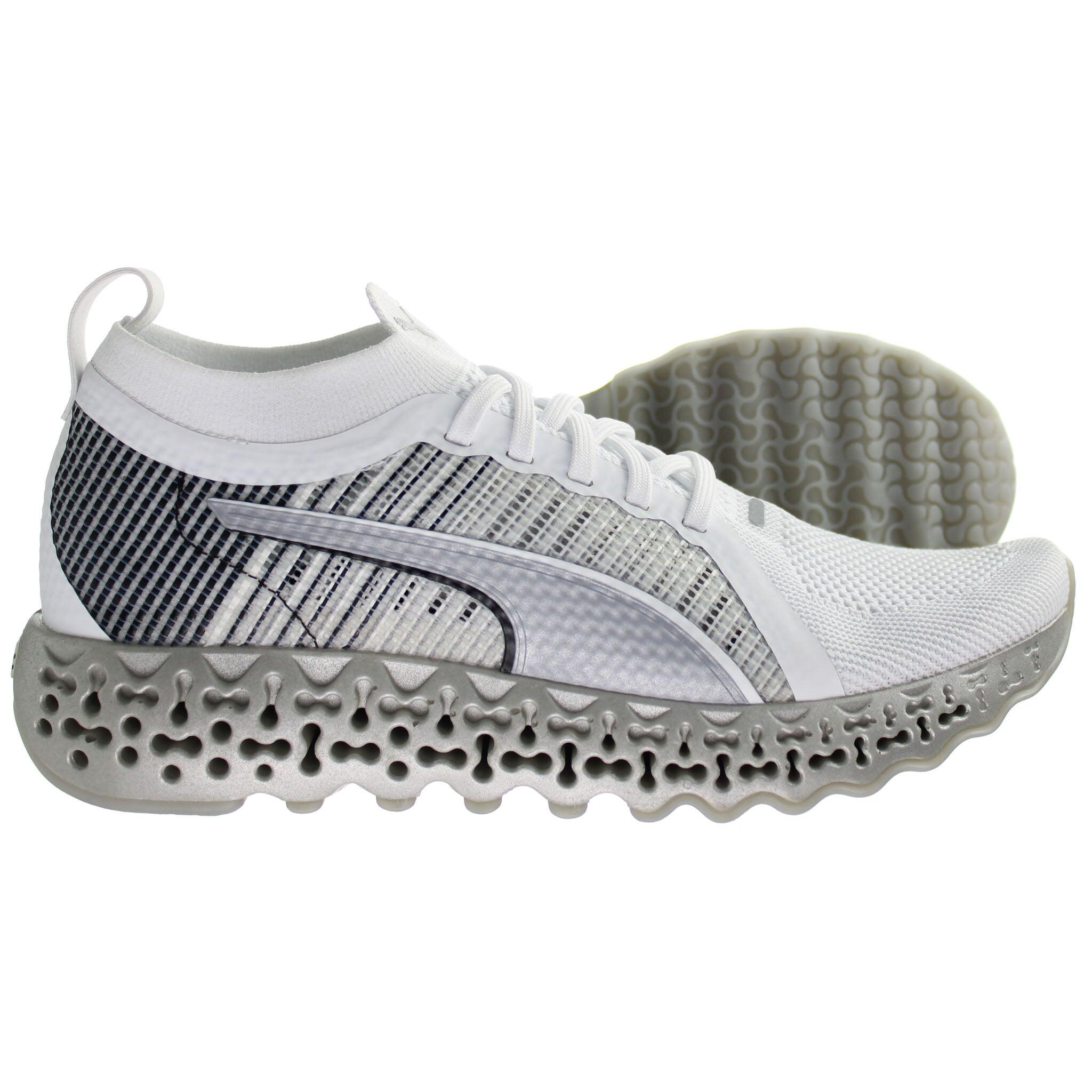Puma Calibrate Mens White Running Shoes 5/5