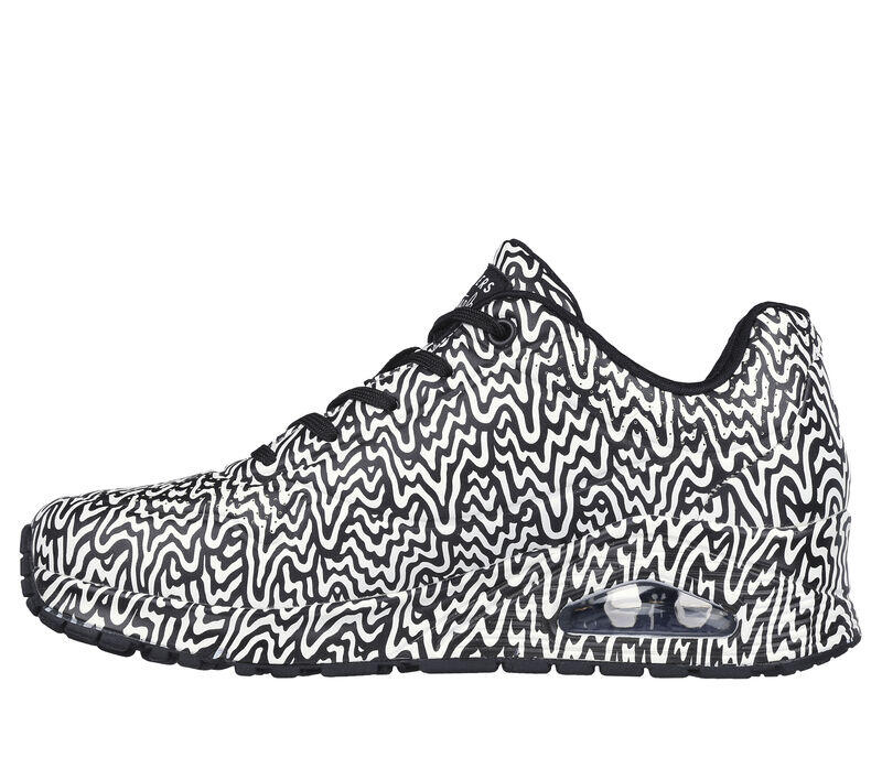 Skechers UNO INFINITE DRIP Sneakers Damen Mädchen 177960 BKW schwarz/weiß 7/7