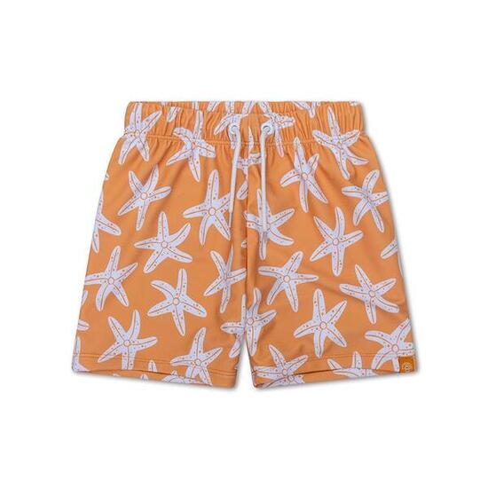 Maillot de bain Swim Essentials Sea Star garçon UPF50+ orange boxer