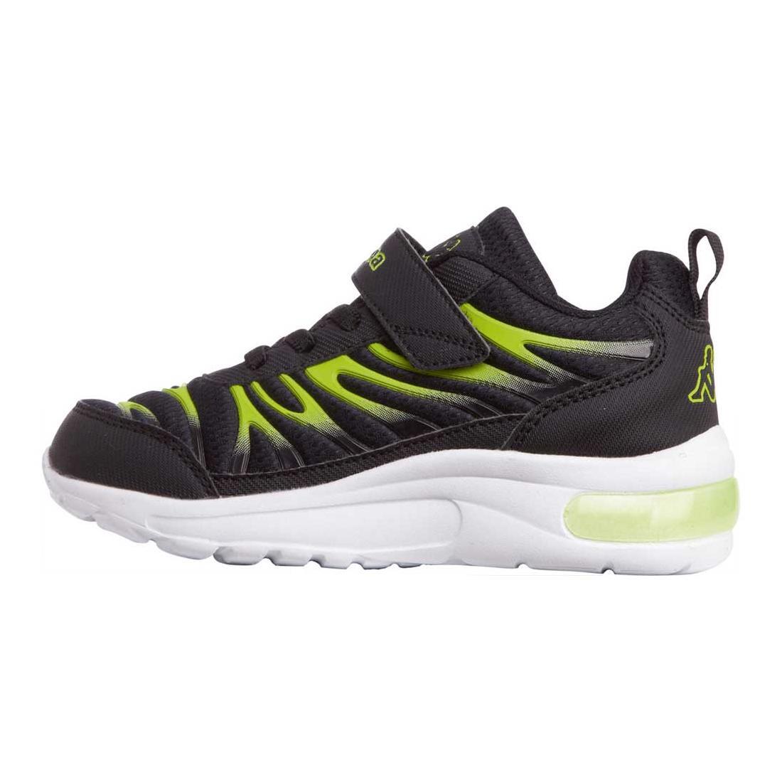 KAPPA Kappa Unisex Sneaker Sportschuhe 260785K Schwarz / Gelb