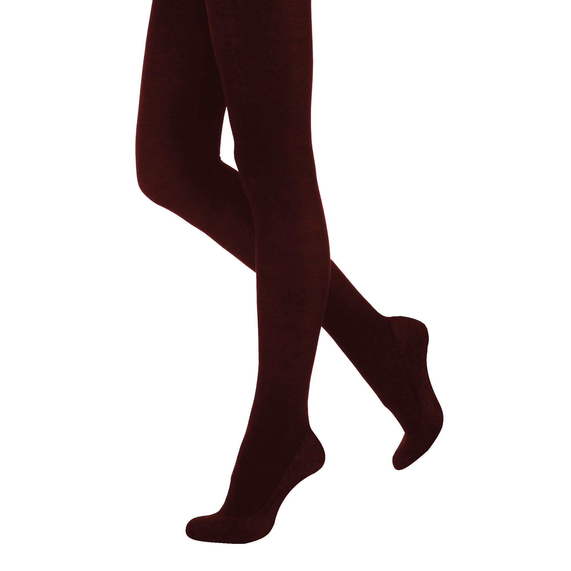 SILKY Womens/Ladies 300 Denier Appearance Fleece Tights (1 Pair) (Wine)