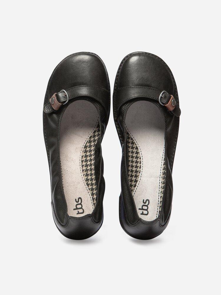 Ballerines plates Femme - MALINE Noir 3/5