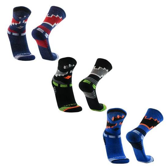 Alpaka Merino Wandersocken: COSMOS Gepolsterte Trekking Thermosocken Unisex.