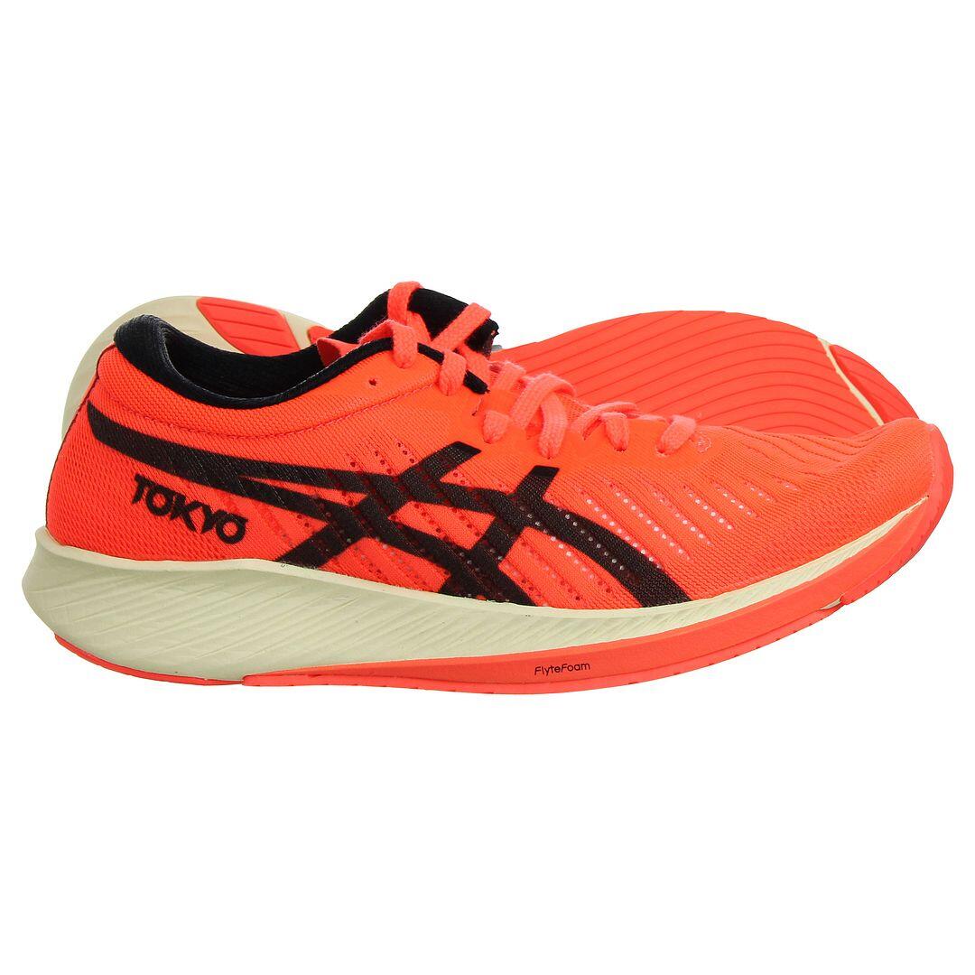 Asics MetaRacer Tokyo Womens Red Running Trainers 3/5