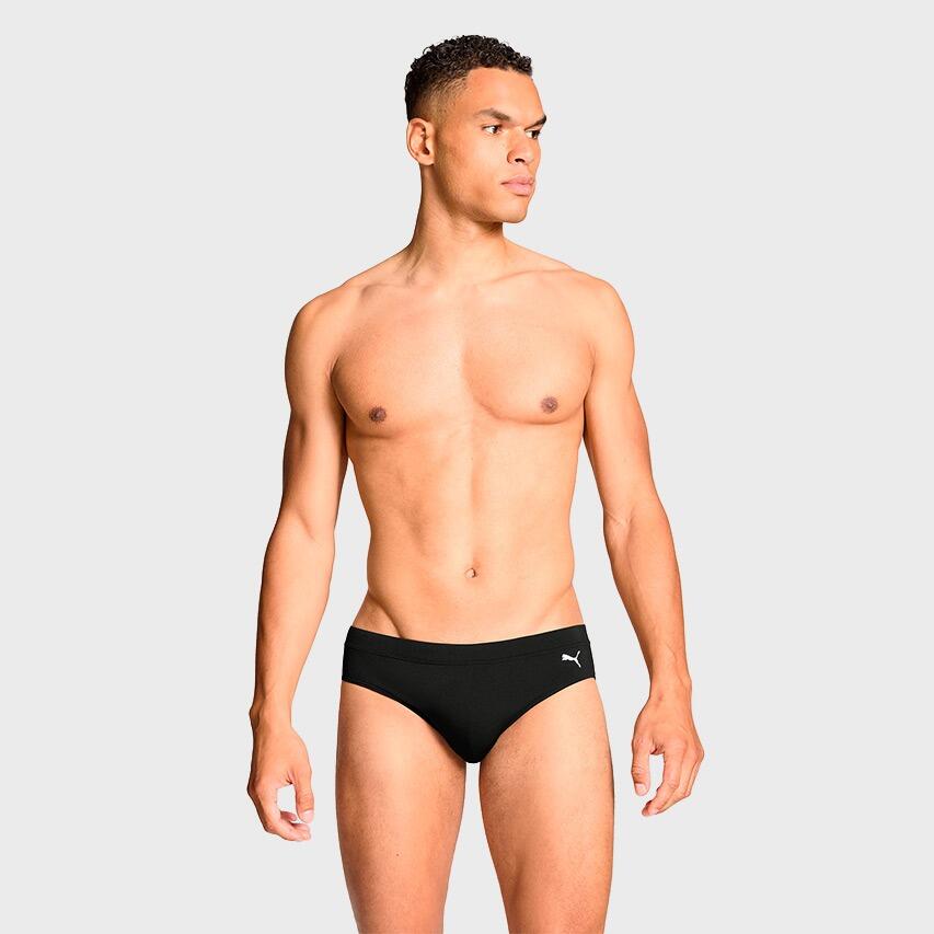 Escorregões Puma Swim Men Classic Briefs 1p, Preto, Homens 3/7