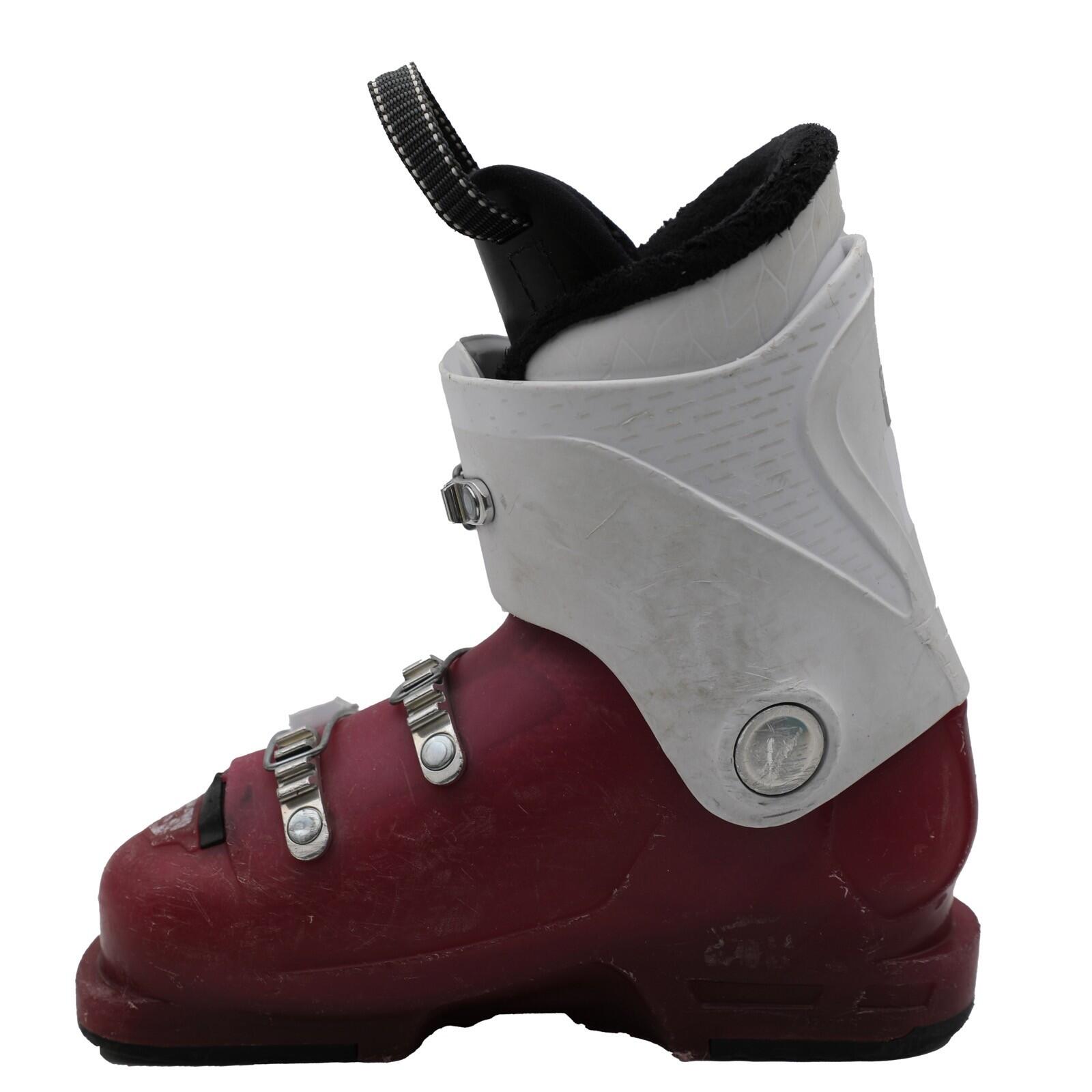 RECONDITIONNE - Chaussure De Ski Junior Salomon T3_3 Crochets 3/4