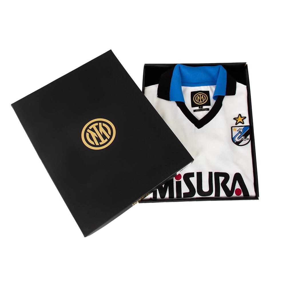 Retro Voetbalshirt - Heren - FC Internazionale 1986 Uitshirt - Wit 6/7