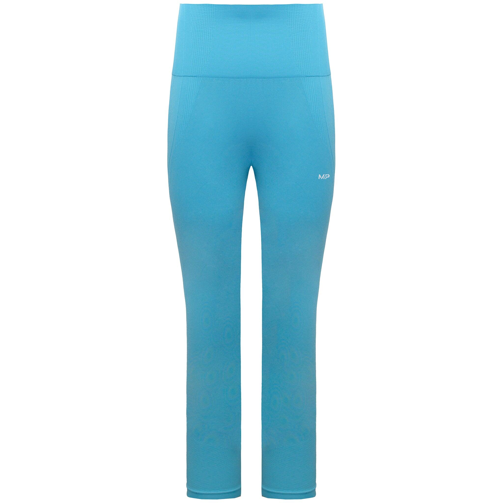 MYPROTEIN MyProtein Tempo Tonal Seamlesss Womens Bright Blue Leggings