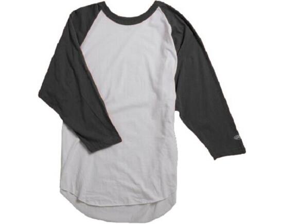 Rawlings MTT3000 Maglia girocollo manica 3/4 S Nero