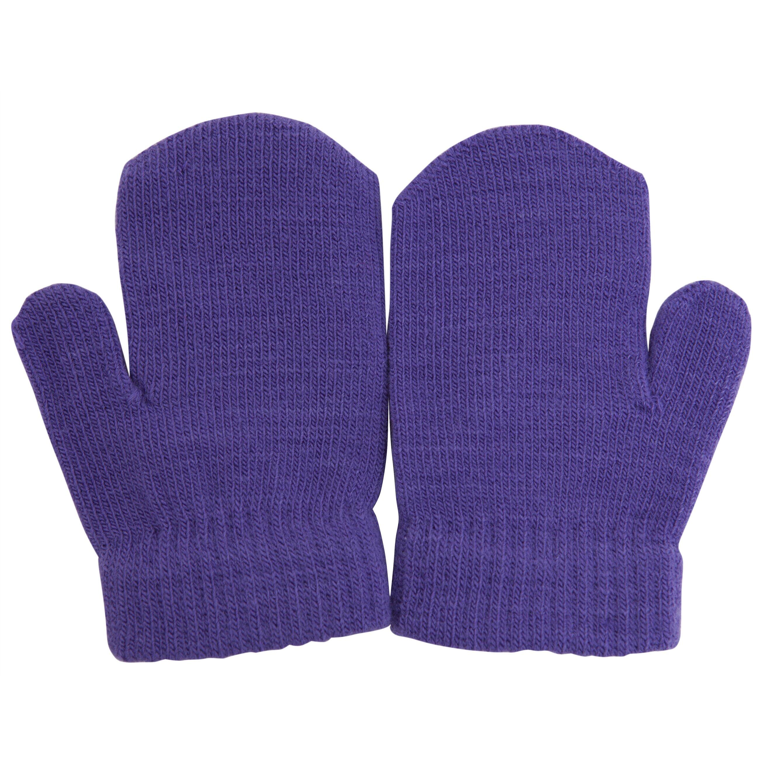 UNIVERSAL TEXTILES Baby Winter Mittens (Purple)