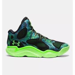 Chaussure de Basketball Under Armour Curry Spawn Flotro Vert