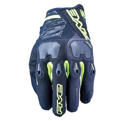 Gants ENDURO 2 - BLACK/FLUO YELLOW (noir/jaune fluo) - XS/7