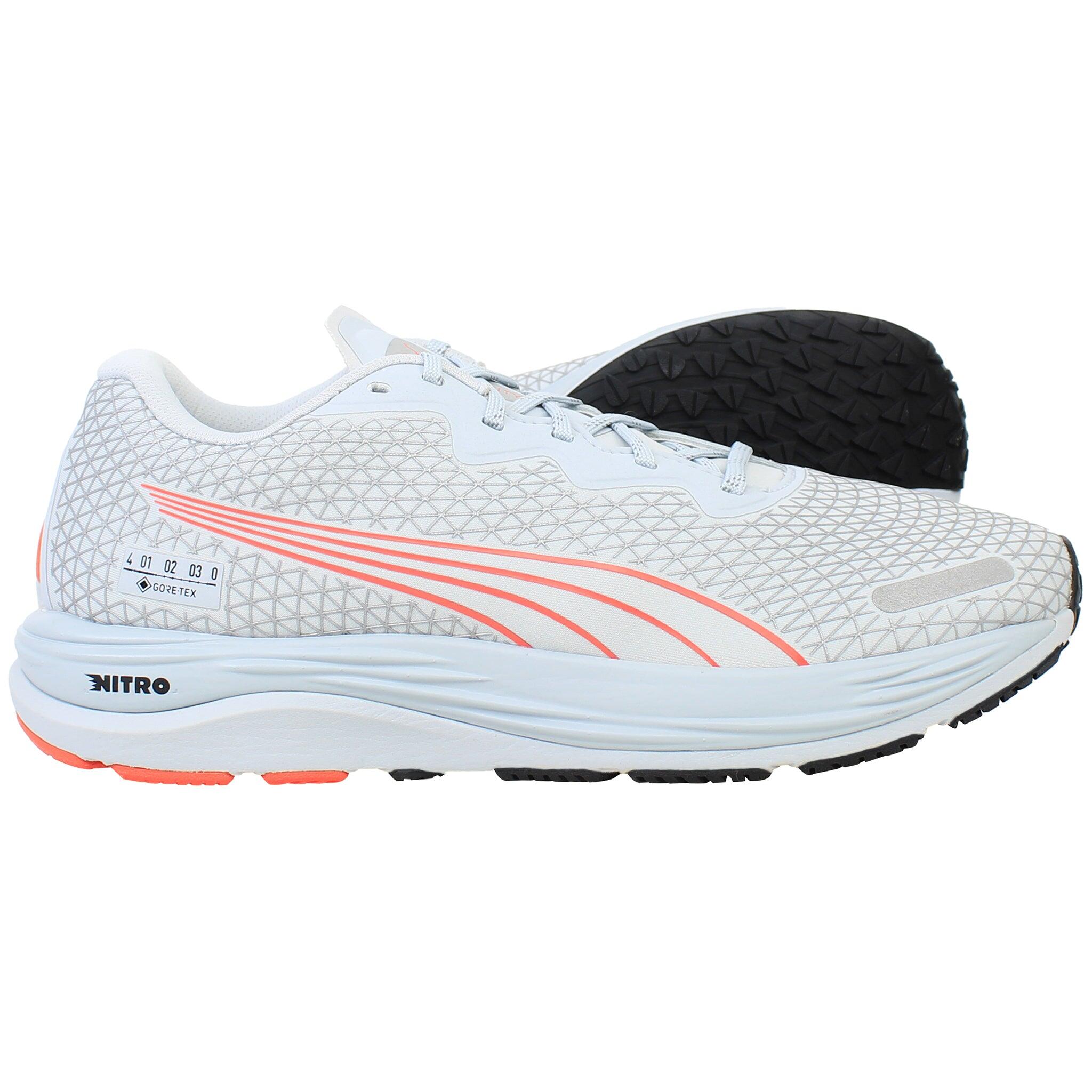 PUMA Puma Velocity Nitro 2 Gore-Tex Womens Blue/Grey Running Shoes