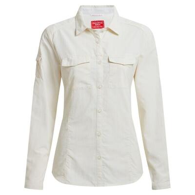 Dames adventure iii nosilife shirt met lange mouwen (zeezout)