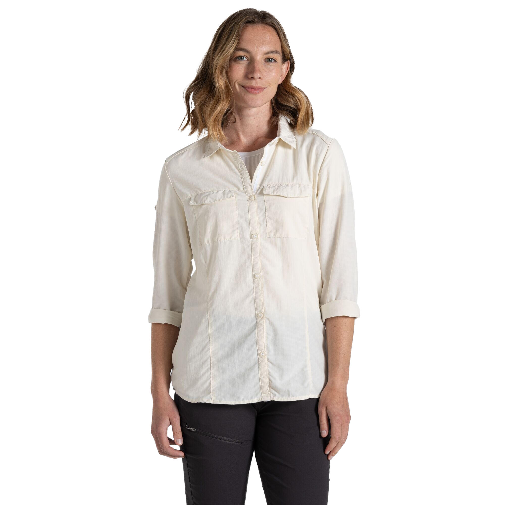 Camicia Manica Lunga Donna Craghoppers Adventure III Sale Marino 4/5