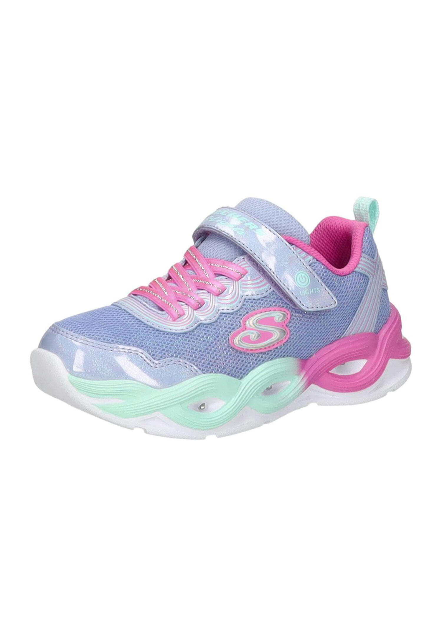 Skechers S Lights TWISTY GLOW Sneakers Mädchen LED Schuhe Sneaker 303717L Multi 1/4