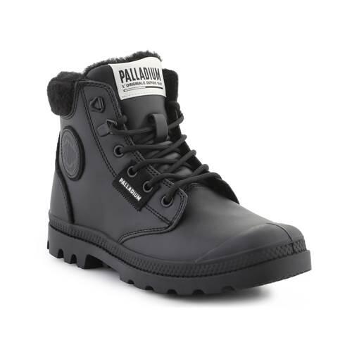 PALLADIUM Pampa Hi Snow Warm Damen Boots Stiefelette Leder 94380-008-M schwarz