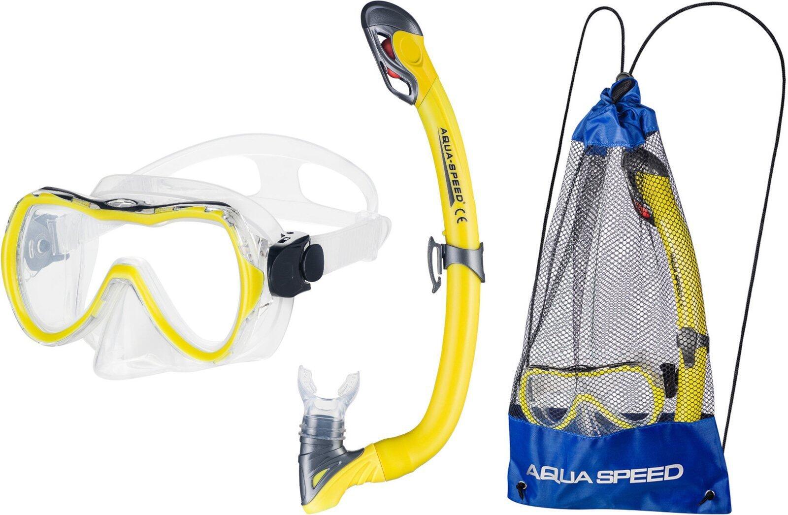 Zestaw do snorkelingu dla dzieci Aqua Speed Enzo Samos + worek