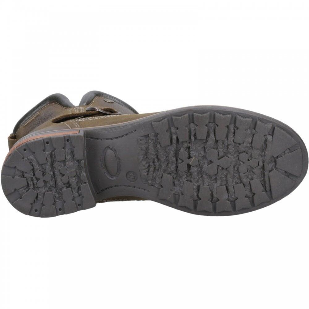 Cotswold Kinsham | Khaki | Waterproof | Ladies Zip-up Biker Boots COL: 5/7