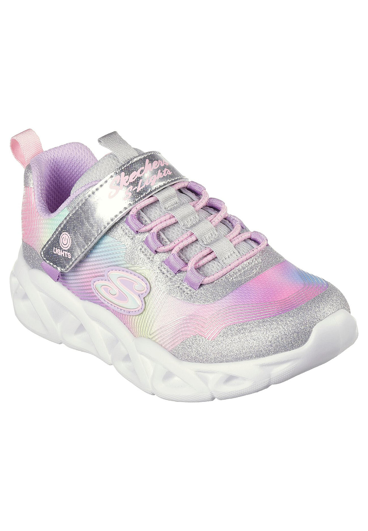 Skechers S Lights Twisty Brights 2.0 Kinder Sneaker Mädchen LED 302339L SMLT 1/4