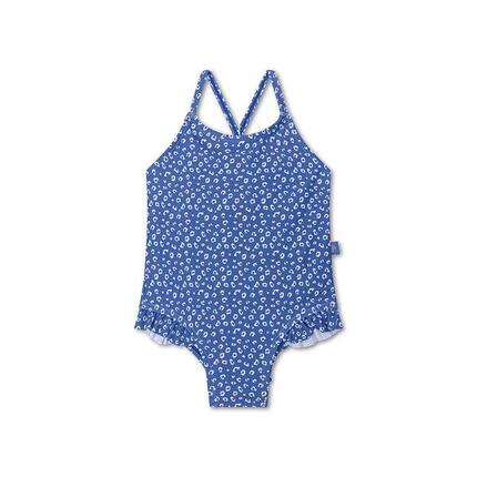 Swim Essentials Mädchen Badeanzug Blau Leopard 74/80