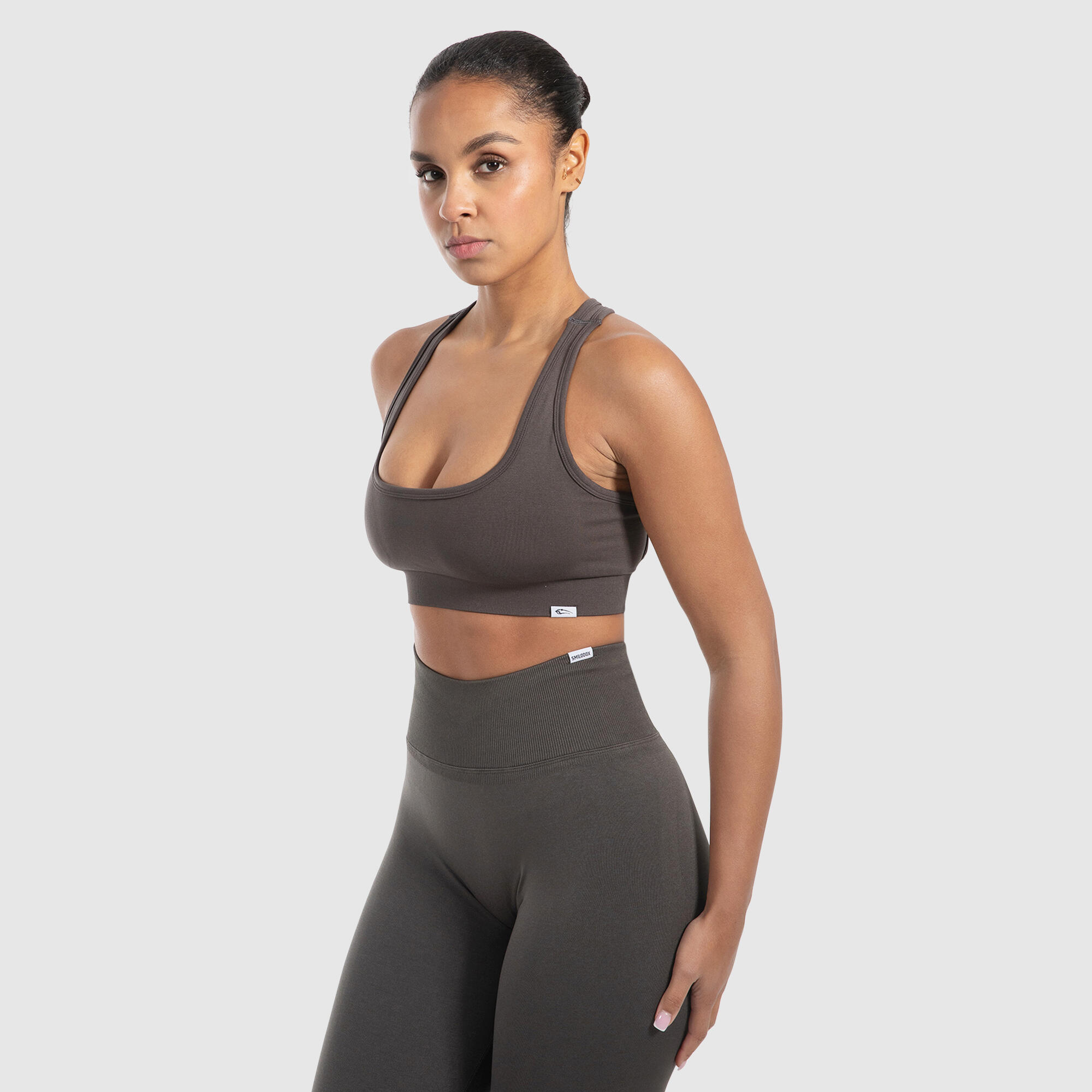 Damen Sport BH Louisa Dunkelgrau 2/6