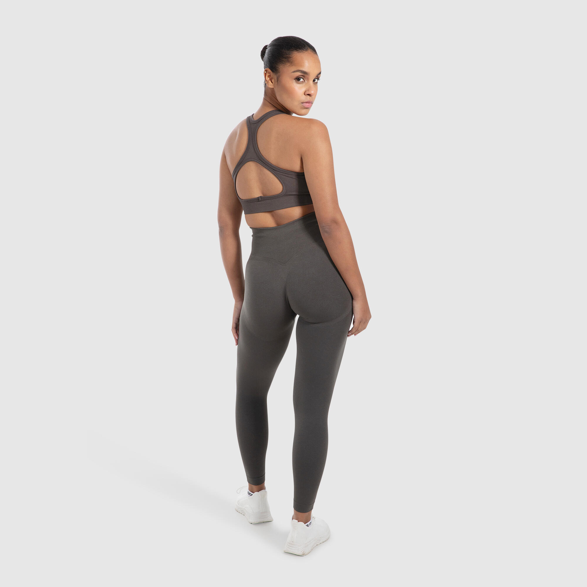 Damen Sport BH Louisa Dunkelgrau 3/6