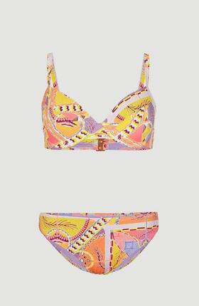 O'NEILL Bikini Sets JULIA WB - RITA BIKINI SET Femmes Yellow Scarf Print