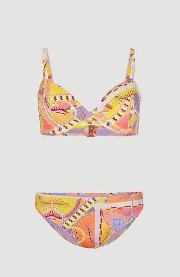O'NEILL Bikini Sets JULIA WB - RITA BIKINI SET Femmes Yellow Scarf Print