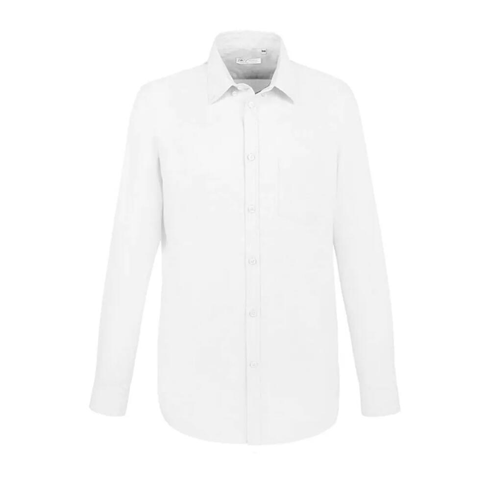 Sol's - Chemise Boston Homme (blanc) - Chemise Manches Courtes - Blanc - 42 M/l - Decathlon