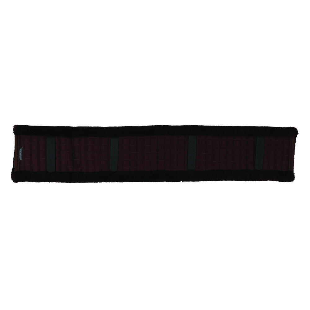 HY Gp Fleece Horse Girth Sleeve (Brown/Brown)