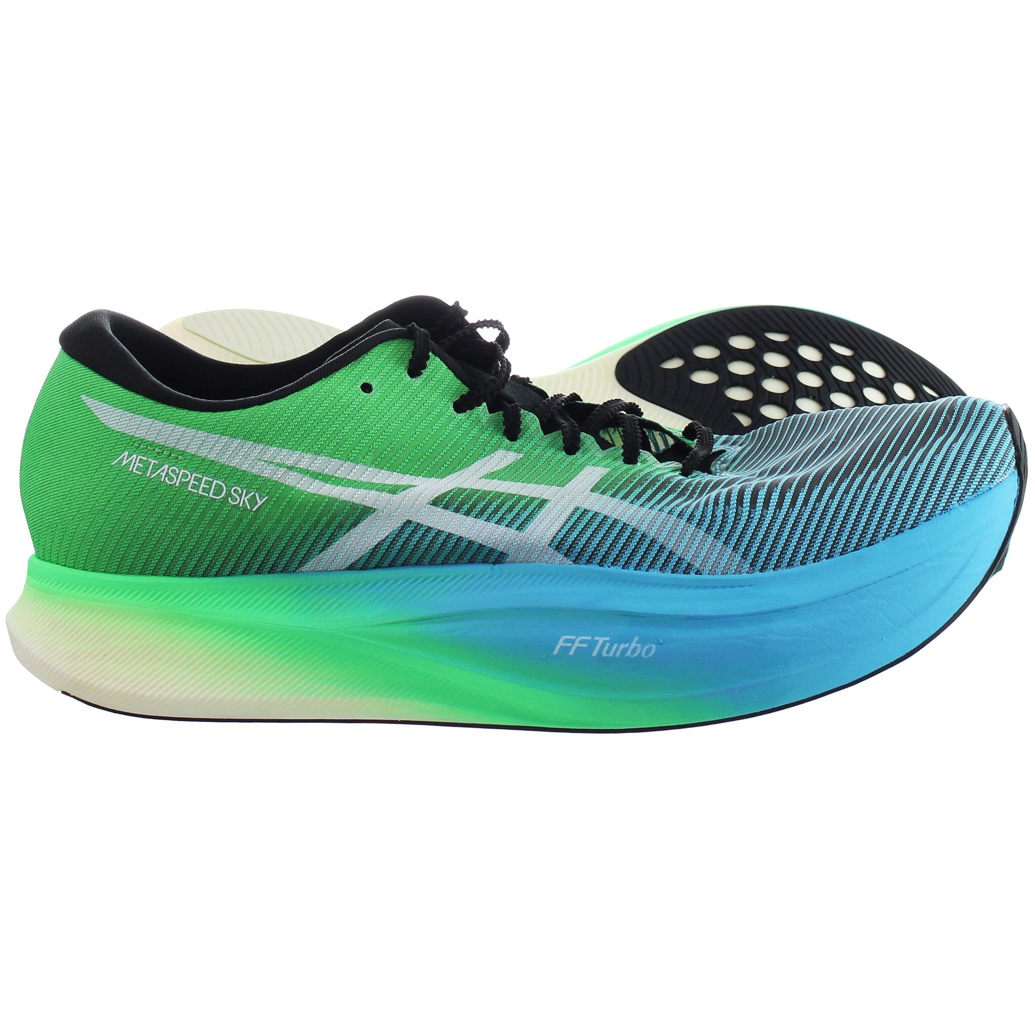Asics Metaspeed Sky+ Mens Blue/Green Running Shoes 4/5