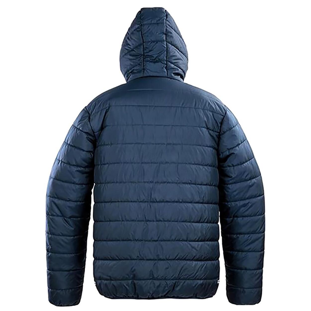 Core Mens Soft Padded Jacket (Navy) 3/4