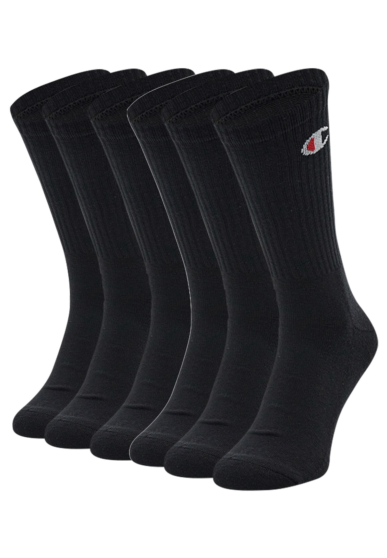 CHAMPION 6 Paar Champion Crew Socken Gr. 35 - 46 Unisex Tennissocken U24558