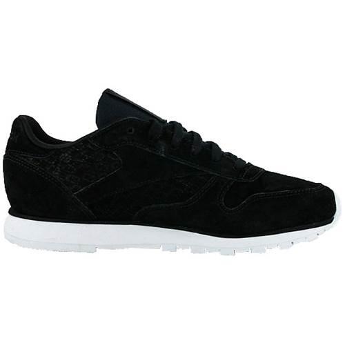 Turnschuhe Frau Reebok Classic Woven Emb Schwarz