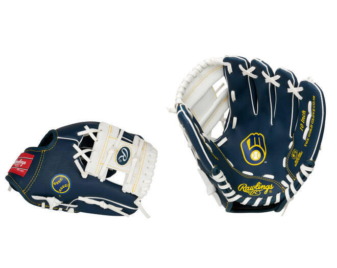 RAWLINGS Rawlings MLB Logo Gloves LH 10 Inch Team Brewers