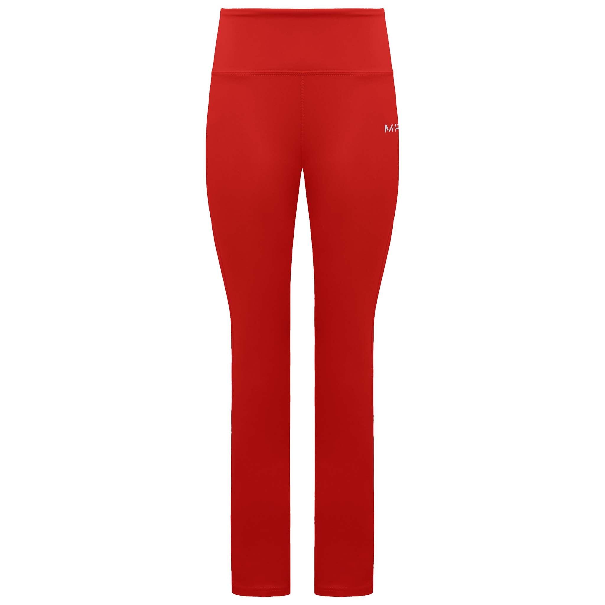 MYPROTEIN MyProtein Power Womens Red 3/4 Leggings