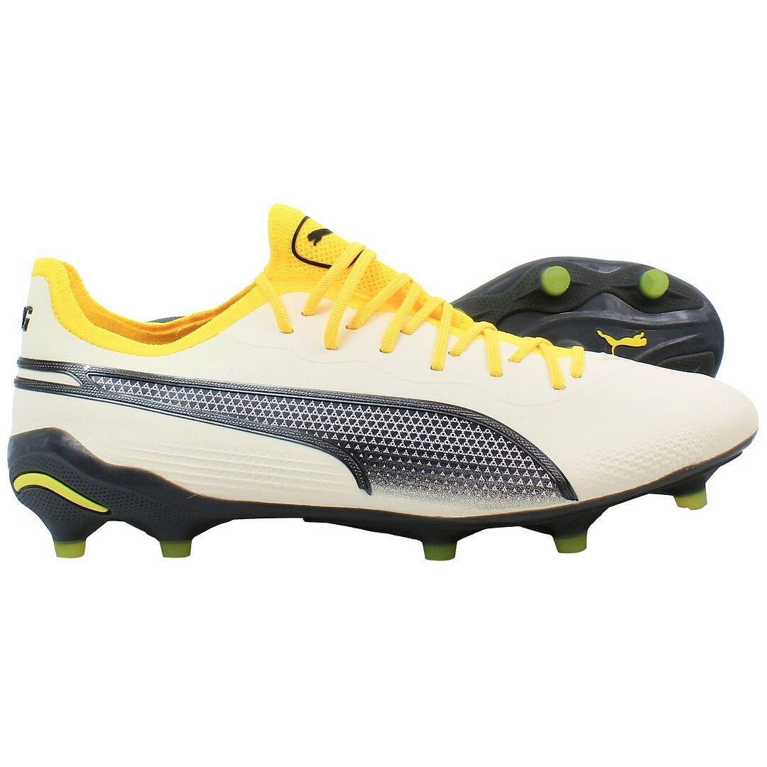 Puma King Ultimate FG/AG Mens Off White Football Boots 5/5
