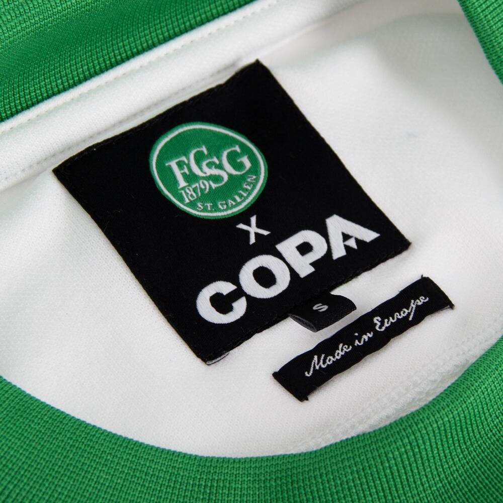 Retro Voetbalshirt - Heren - FC St. Gallen 1978 - 80 - Wit 6/7