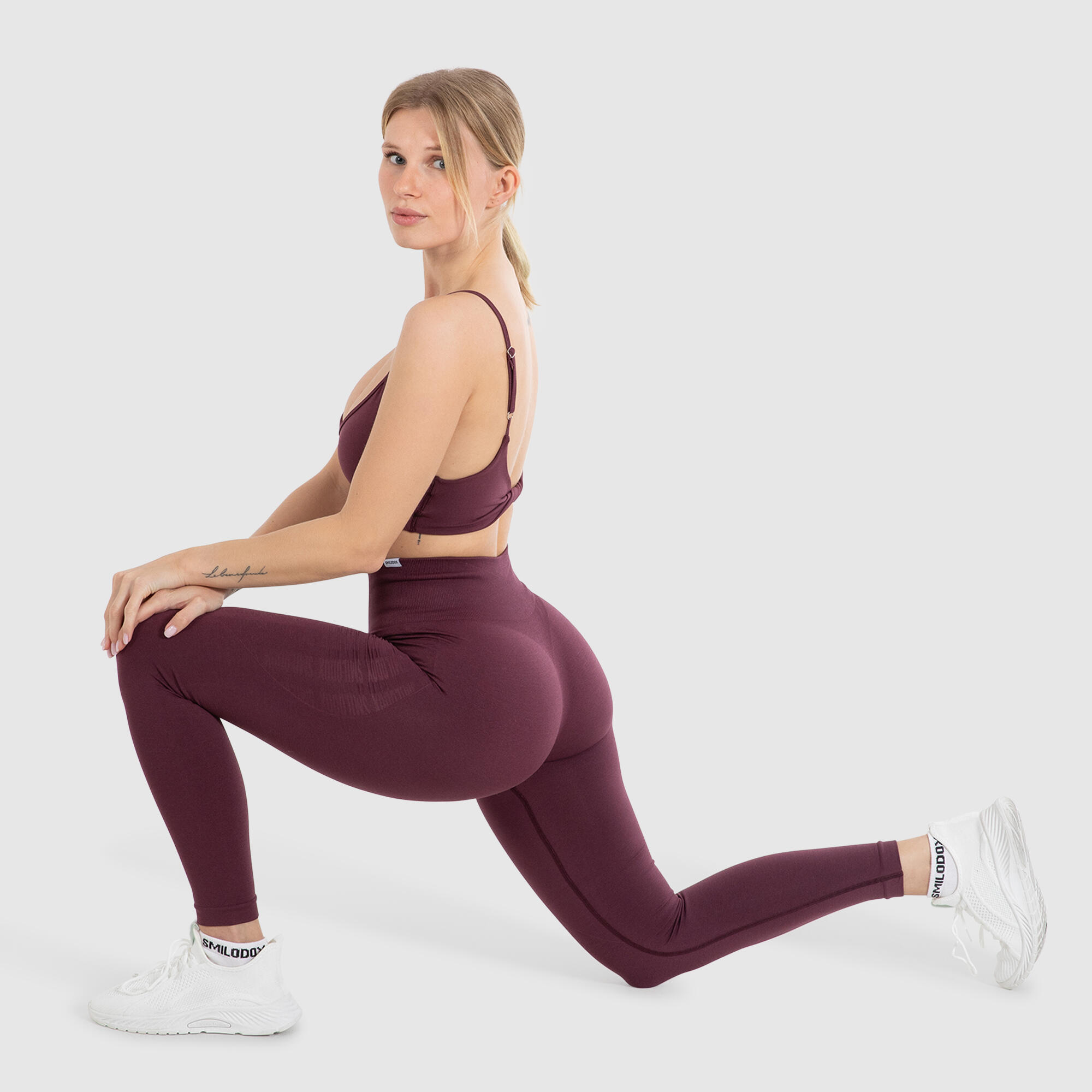 Damen Sport BH Layne Dunkel Lila 3/6