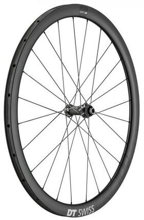 DT SWISS Roue (avant) CRC1100 Spline DB 38 Tubulaire carbone, Center Lock...